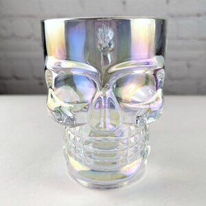 Large Iridescent Skull Face Mug